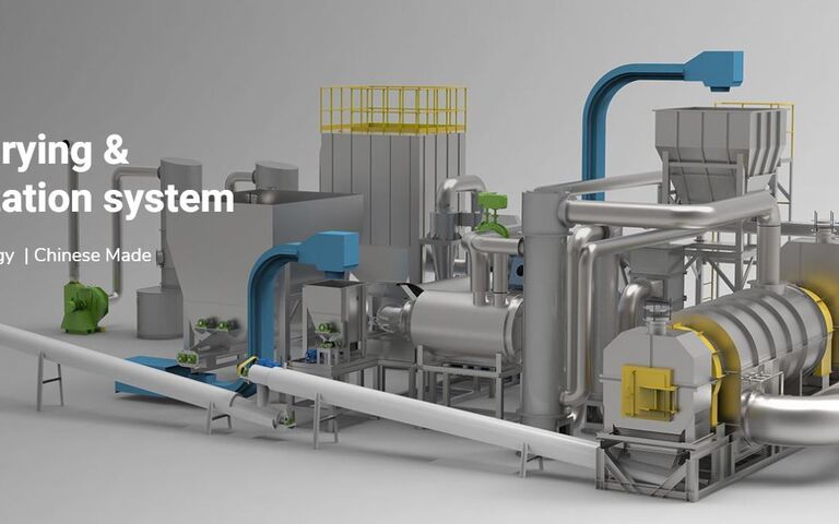 Benenv's sludge drying and carbonization system