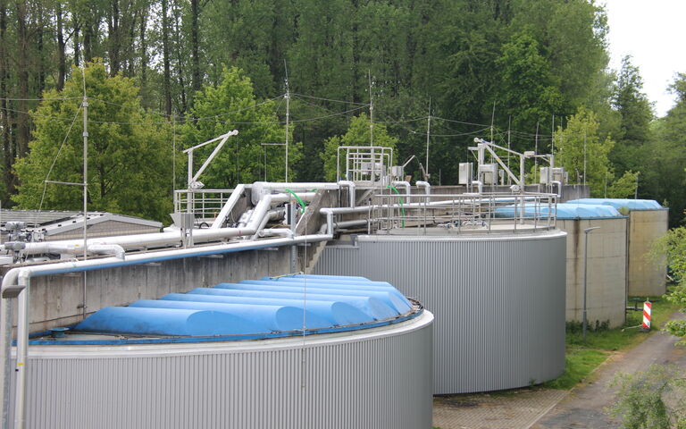 Figure 4d. The new Anammox process tanks